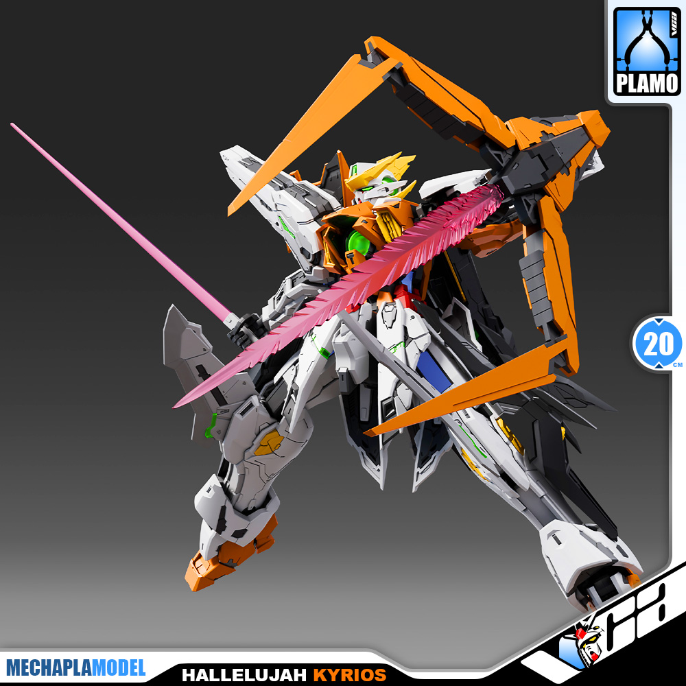 Super Soldier 1/100 Hallelujah Gundam Kyrios GK Ver Master Grade MG Mechapla Plastic Model Action Figure Toy Kit VCA Thailand