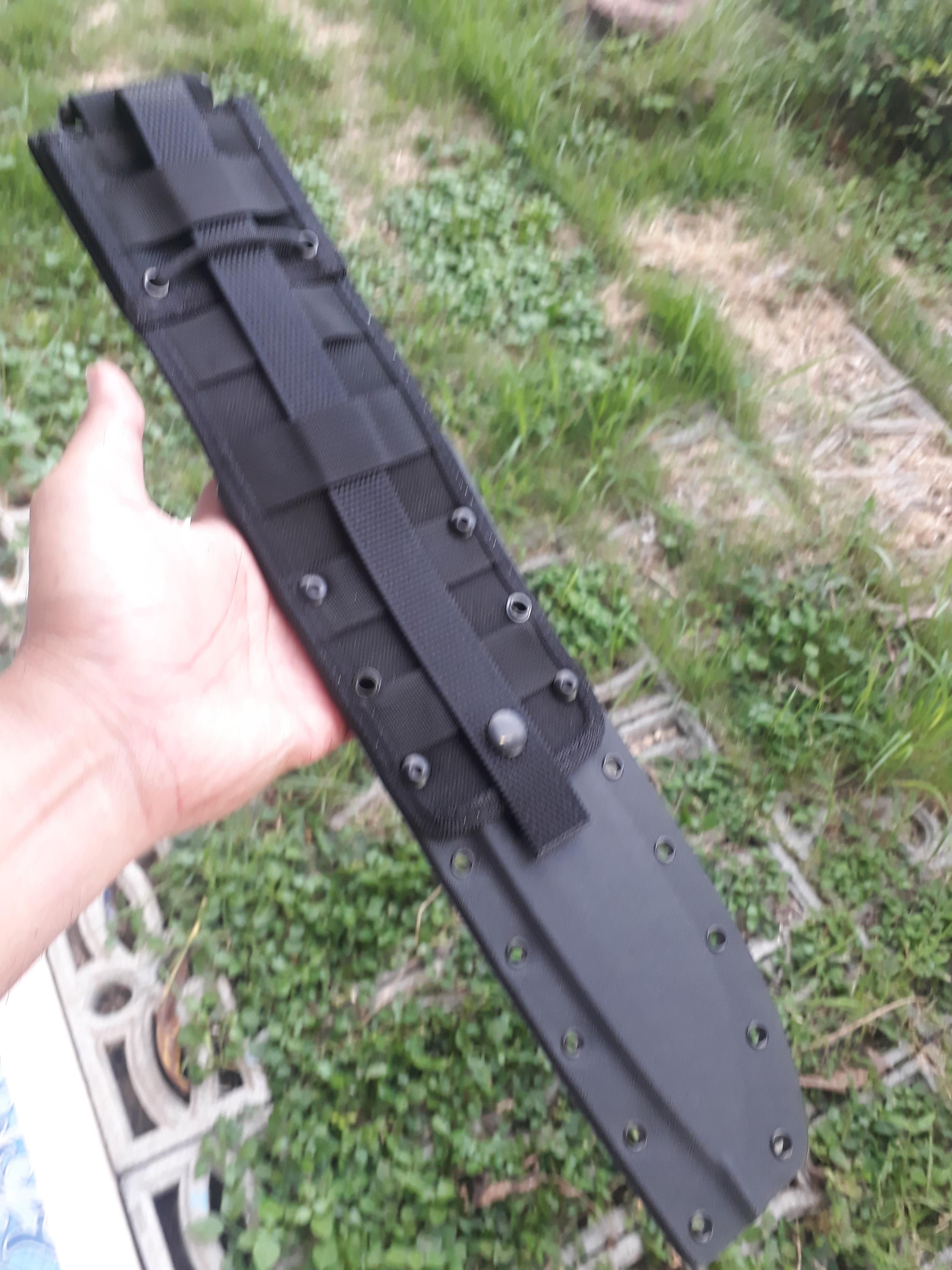 มีดESEE Knives: ESEE-JUNGLAS, Black Plain