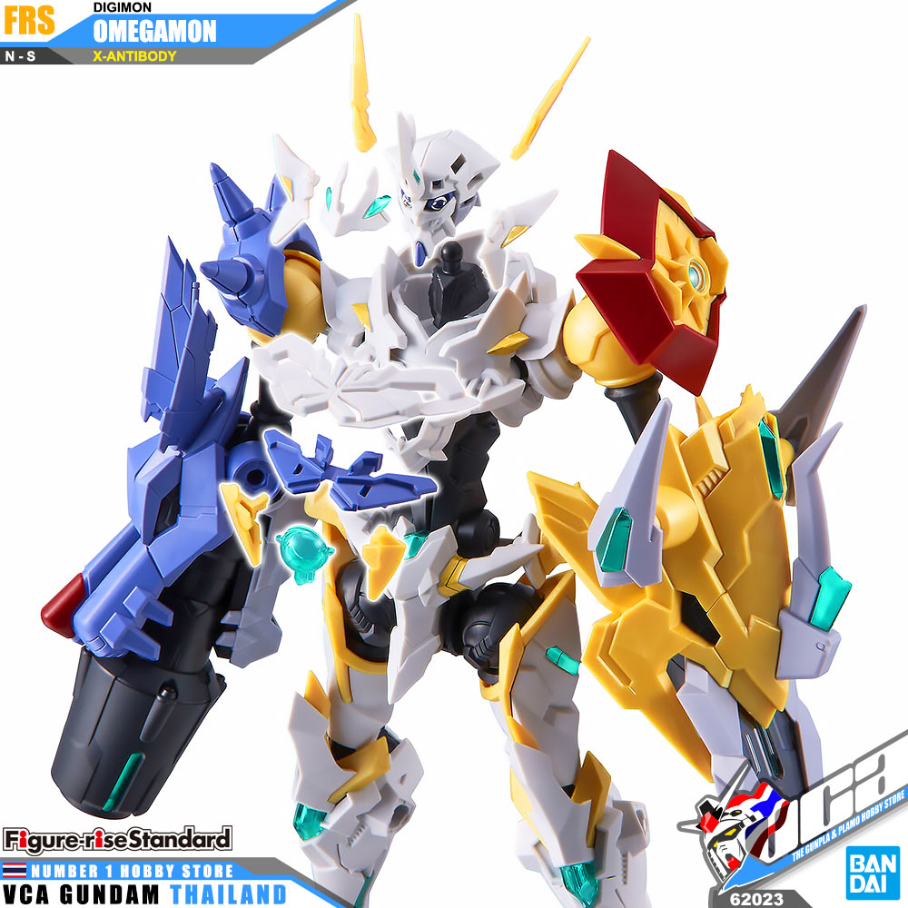 BANDAI FIGURE-RISE STANDARD OMEGAMON X-ANTIBODY X ANTIBODY XANTIBODY AMPLIFIED FIGURE RISE ดิจิมอน แอดเวนเจอร์ โมเดล VCA GUNDAM