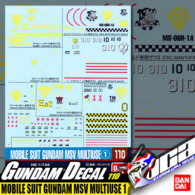 GD110 | MOBILE SUIT GUNDAM MSV MULTIUSE 1