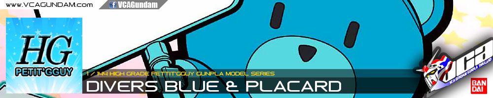 HG PETIT'GGUY DIVERS BLUE & PLACARD