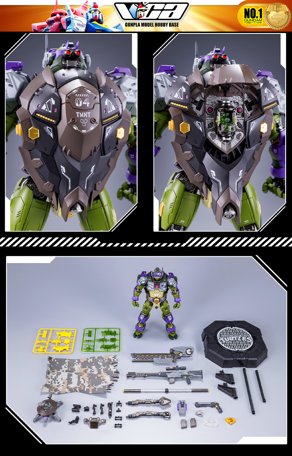 Heat Boys NICKELODEON TEENAGE MUTANT NINJA TURTLES Donatello MECHA