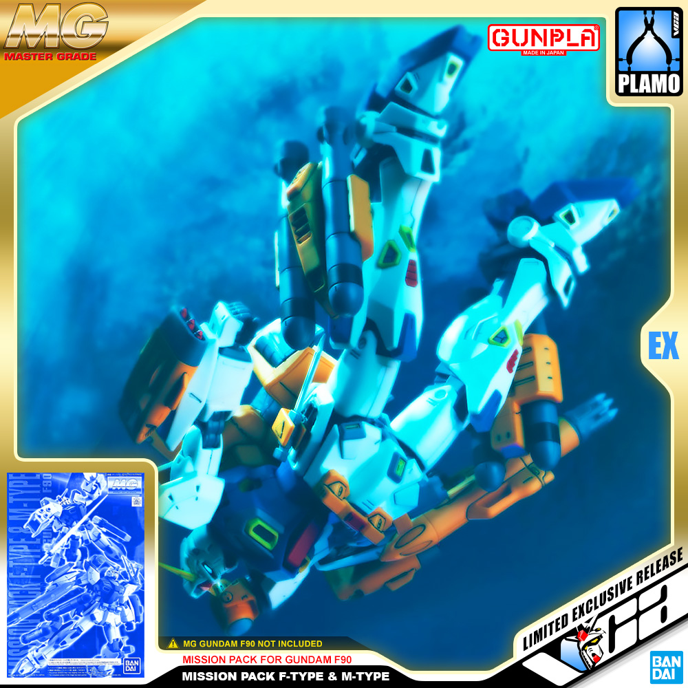 ⭐️ PREMIUM BANDAI PB GUNPLA MASTER GRADE MG 1/100 MISSION PACK F M F-TYPE M-TYPE TYPE GUNDAM F90 ประกอบ หุ่นยนต์ โมเดล กันดั้ม กันพลา ของเล่น VCA GUNDAM