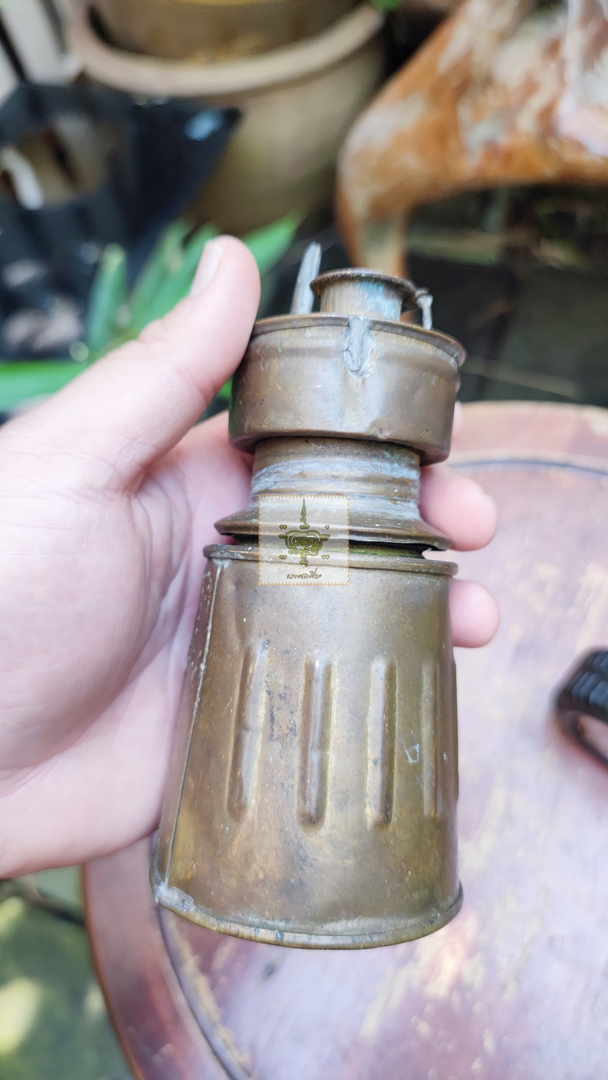 ตะเกียงแก๊ส ทองเหลือง 2