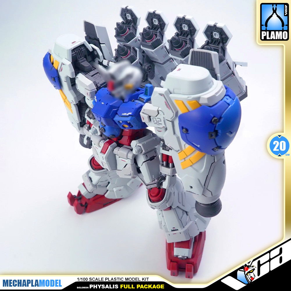 Solomon 所罗门模玩 RX-78GP02A Gundam Physalis MLRS Mechanical Clear Full Package Master Grade MG Action Figure Model Toy Kit VCA Thailand