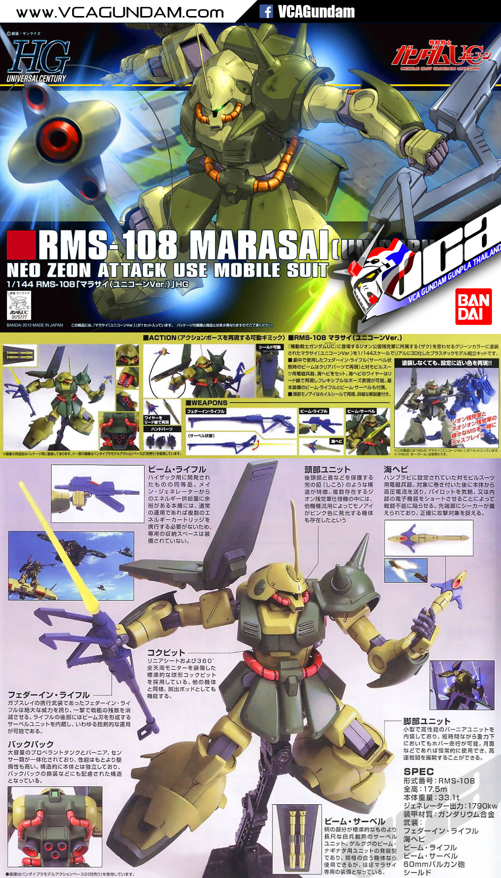 HG MARASAI (UNICORN VER.) มาราไซ