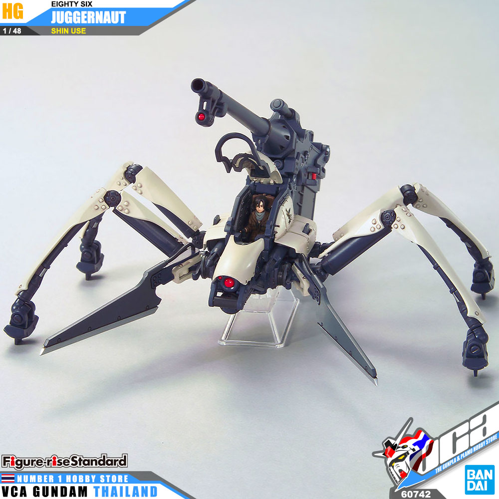 BANDAI 86 EIGHTY SIX HIGH GRADE HG 1/48 JUGGERNAUT SHIN USE โมเดล เอทตี้ซิกซ์ VCA GUNDAM