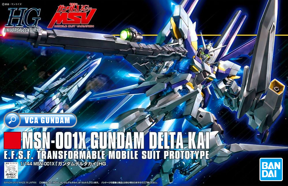 HG MSN-001X GUNDAM DELTA KAI กันดั้ม เดลต้า ไค