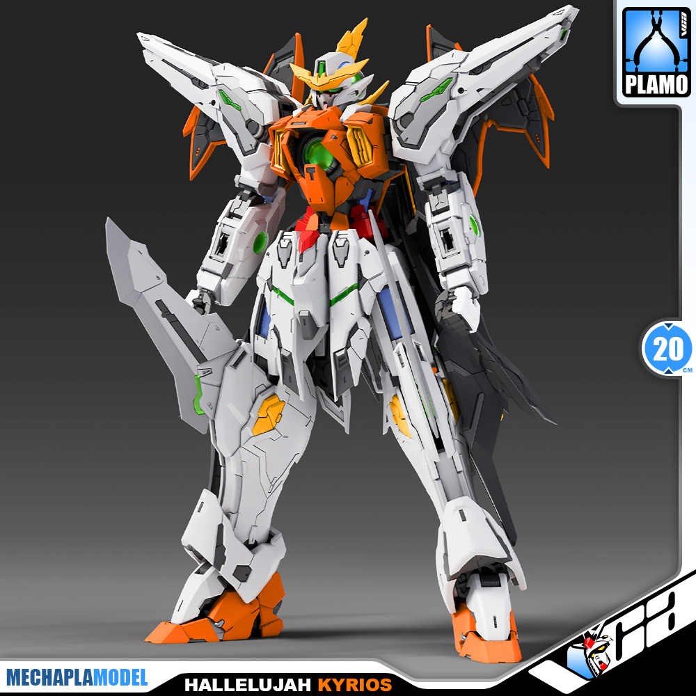 Super Soldier 1/100 Hallelujah Gundam Kyrios GK Ver Master Grade MG Mechapla Plastic Model Action Figure Toy Kit VCA Thailand