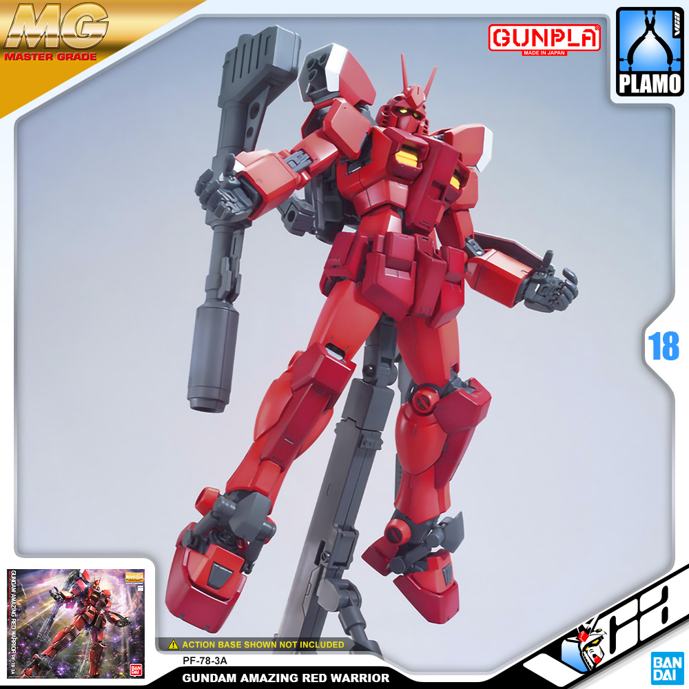 Bandai Gunpla MG PF-78-3A GUNDAM AMAZING RED WARRIOR