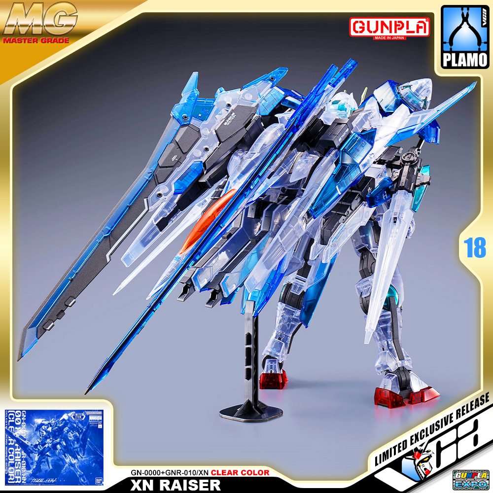 MG GN-0000 00 XN RAISER (クリアカラー)セット MG 1/100 ダブルオーザンライザー[クリアカラー] − 商品情報