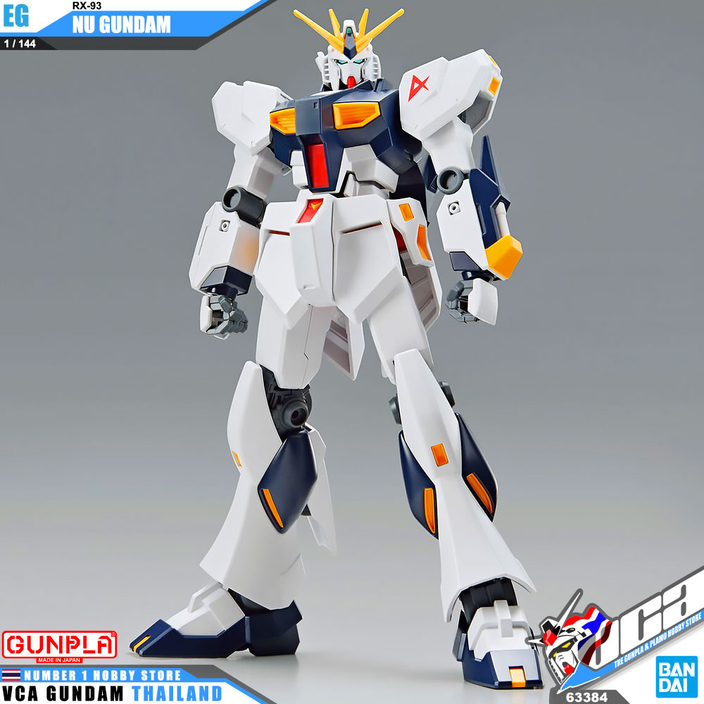 BANDAI GUNPLA ENTRY GRADE EG 1/144 RX-93 N V NEW NU GUNDAM โมเดล กันดั้ม กันพลา VCA GUNDAM