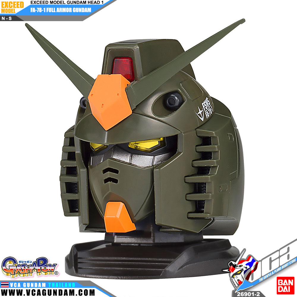 Exceed Model Gundam Head Collection 1 EMGH1 FA-78-1 FULL ARMOR GUNDAM ฟูล อาร์เมอร์ กันดั้ม
