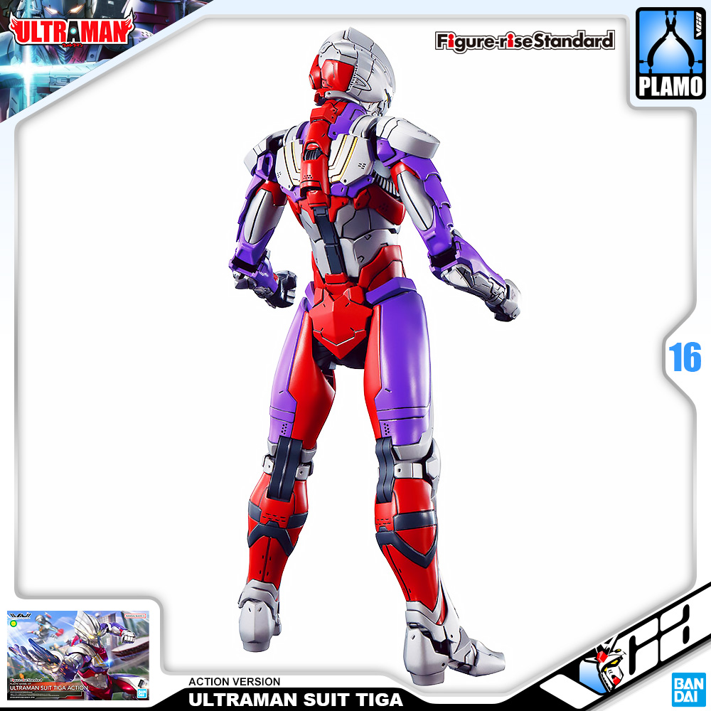 ⭐️ BANDAI FIGURE-RISE STANDARD 1/12 ULTRAMAN SUIT TIGA ACTION FIGURE RISE อุลตร้าแมน ประกอบ โมเดล ของเล่น VCA GUNDAM