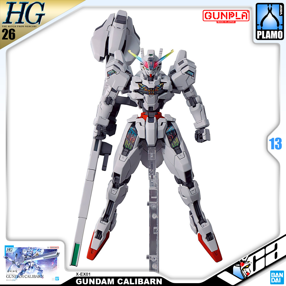 Bandai Gunpla High Grade The Witch from Mercury HG Gundam Calibarn Plastic Model Toy VCA Thailand