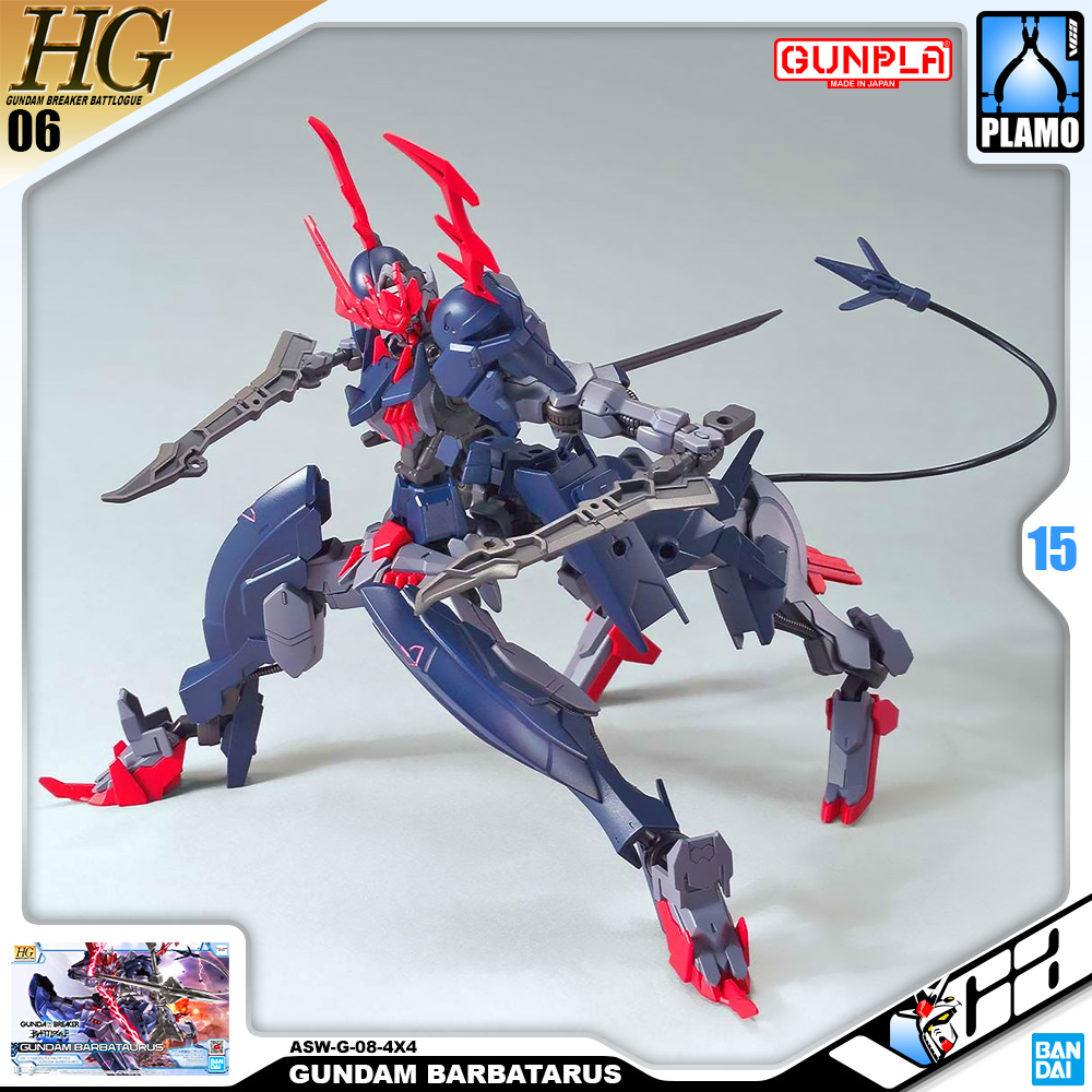 Bandai Gunpla High Grade Breaker Battlogue HG ASW-G-08-4X4 GUNDAM BARBATAURUS