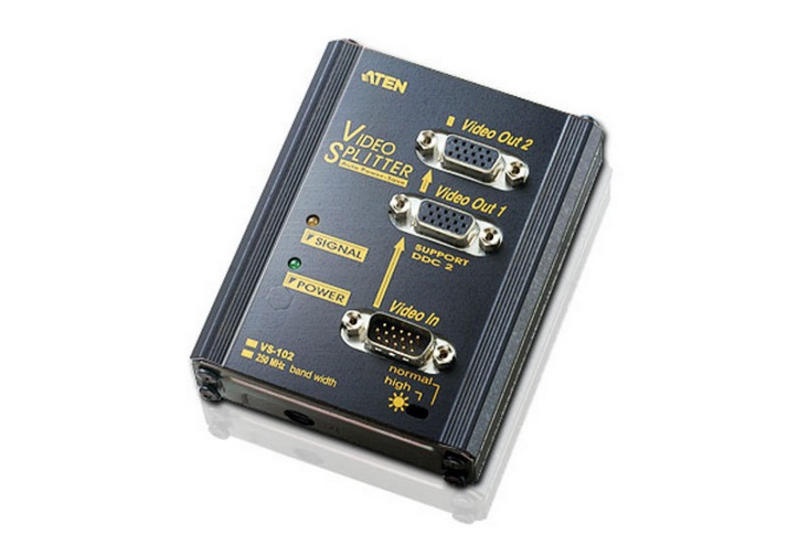 ATEN รุ่น VS102 (2 พอร์ต VGA SPLITTER)