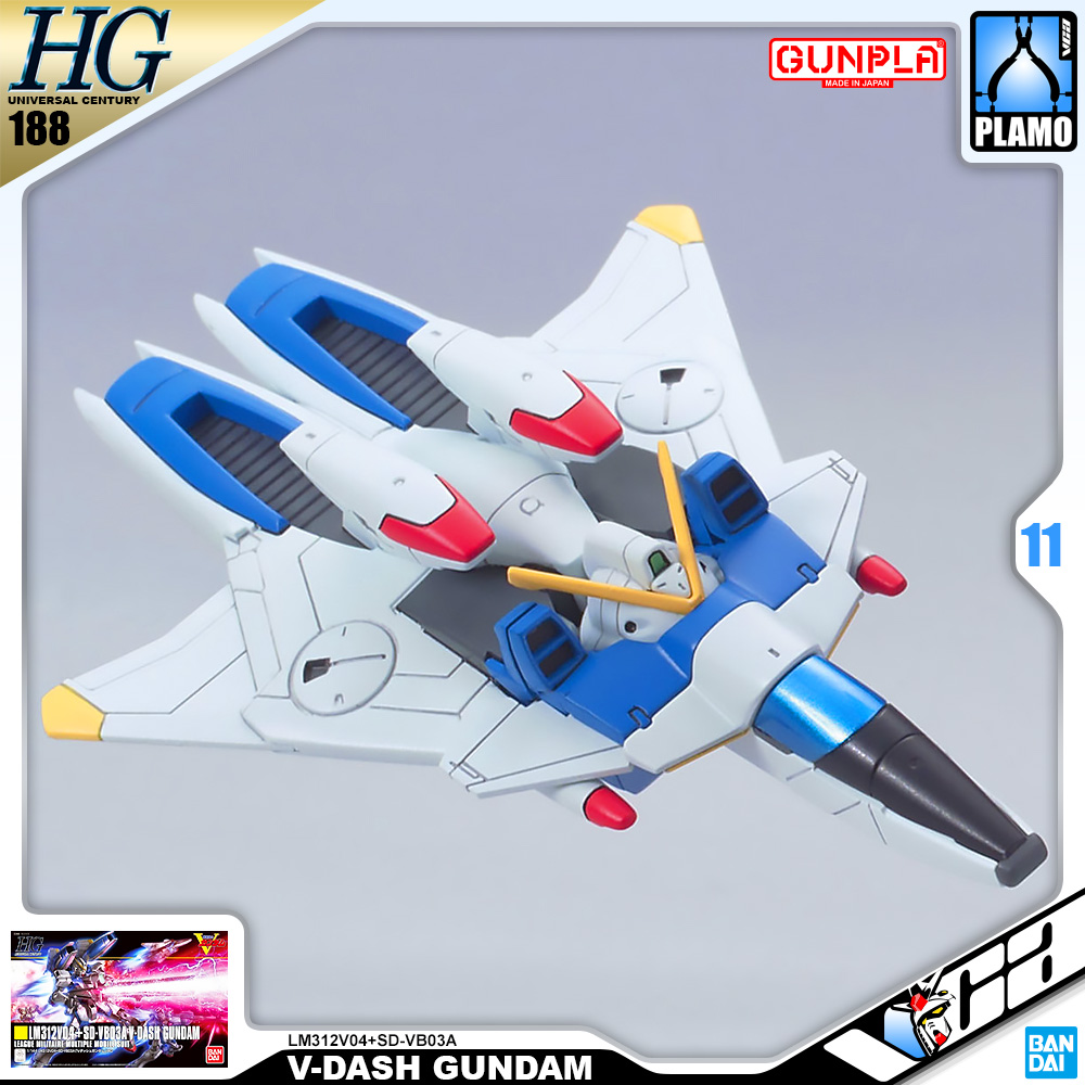 ⭐️ BANDAI GUNPLA HIGH GRADE UNIVERSAL CENTURY HGUC HG 1/144 VDASH V DASH V-DASH GUNDAM ประกอบ หุ่นยนต์ โมเดล กันดั้ม กันพลา ของเล่น VCA GUNDAM
