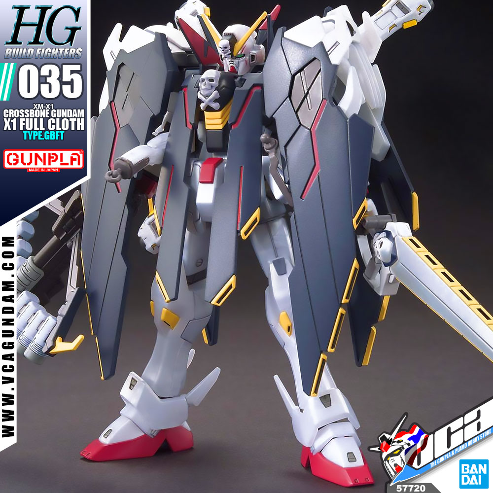 HG CROSSBONE GUNDAM X1 FULL CLOTH TYPE.GBFT