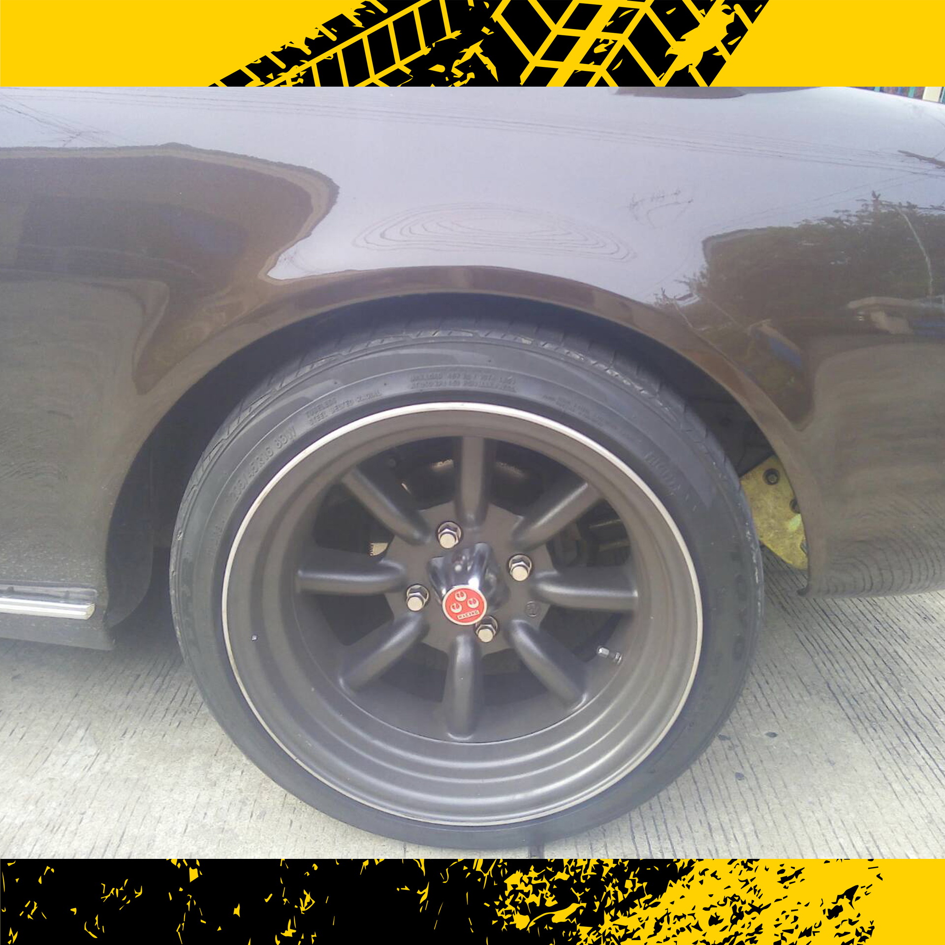 (มือสอง) ฝาครอบดุม ล้อ WATANABE RACING ของแท้