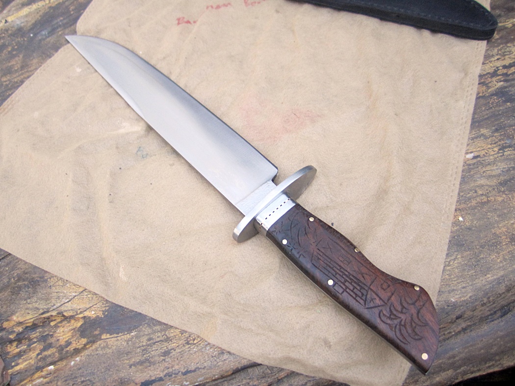 D2 Custom Handmade Bowie Knife Hunting Survival Tactical Camping 17''