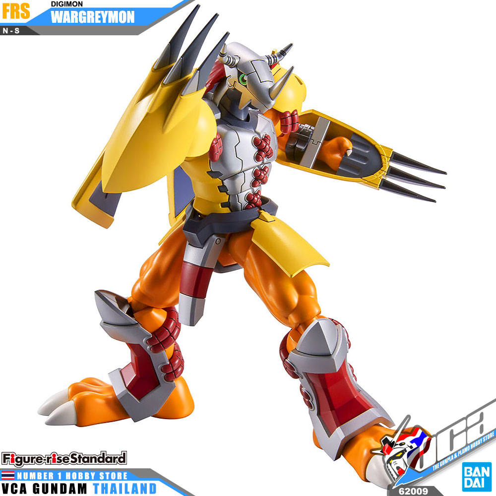 BANDAI FIGURE-RISE STANDARD WARGREYMON FIGURE RISE ดิจิมอน แอดเวนเจอร์ โมเดล VCA GUNDAM