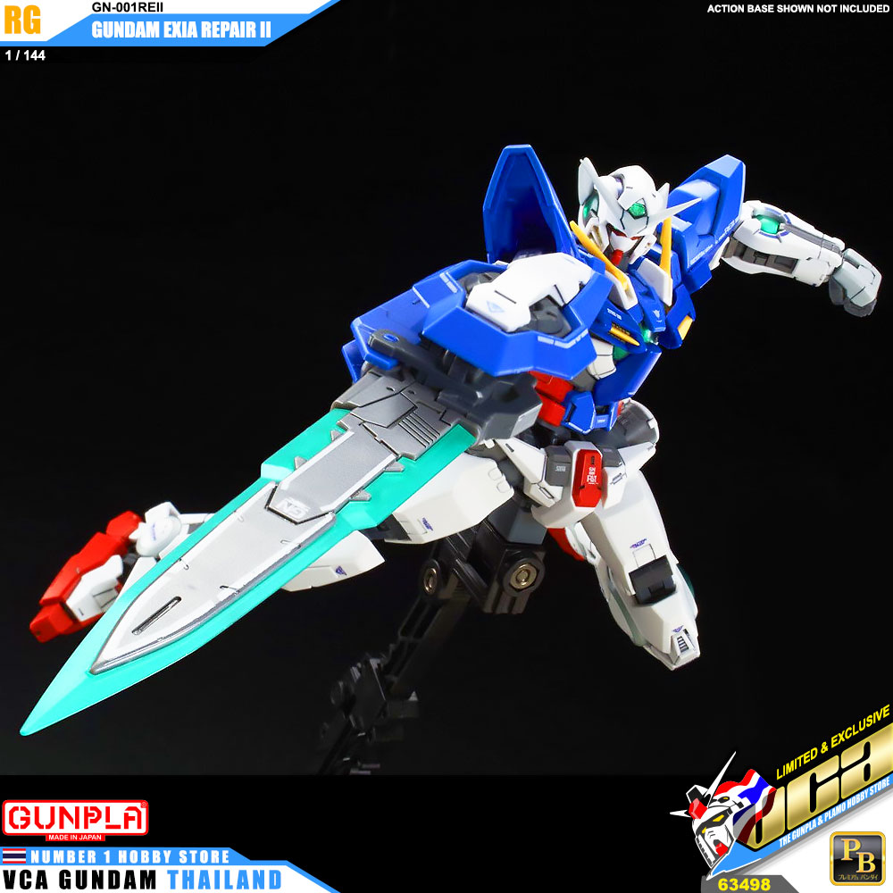 PREMIUM BANDAI GUNPLA REAL GRADE RG 1/144 GUNDAM EXIA REPAIR II 2 โมเดล กันดั้ม กันพลา VCA GUNDAM