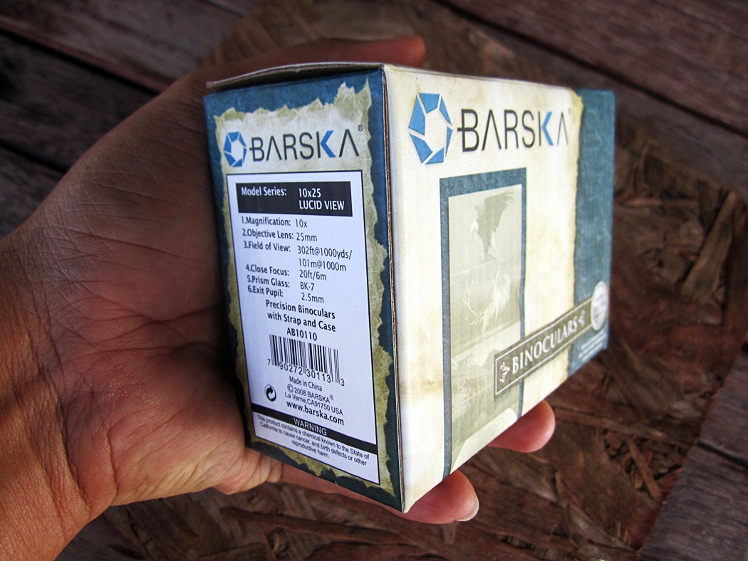 กล้องส่องทางไกล Barska Lucid View AB10110, 10x25 Binocular w/ Case