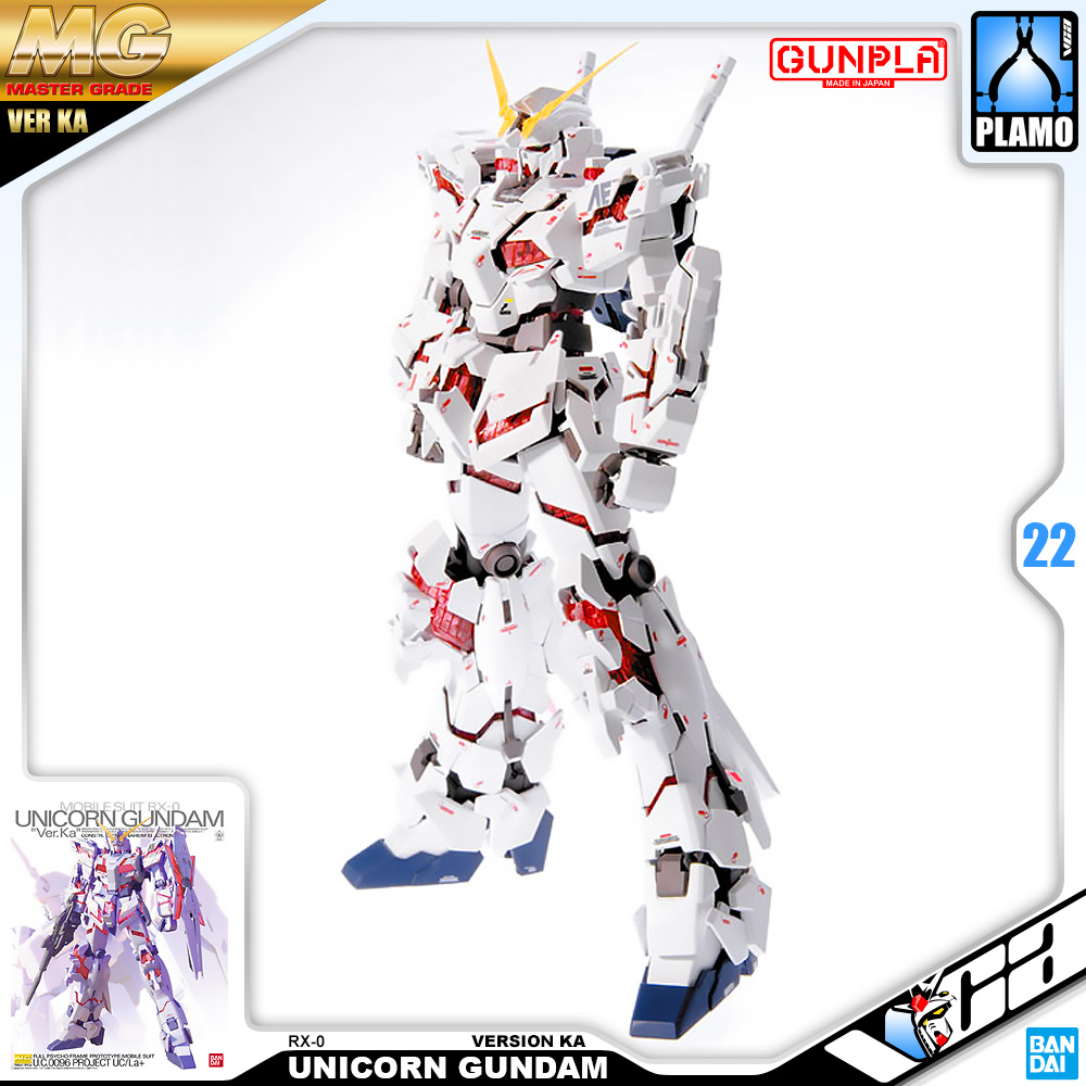 ⭐️ BANDAI GUNPLA MASTER GRADE MG 1/100 RX-0 UNICORN GUNDAM VER KA ประกอบ หุ่นยนต์ โมเดล กันดั้ม กันพลา ของเล่น VCA GUNDAM
