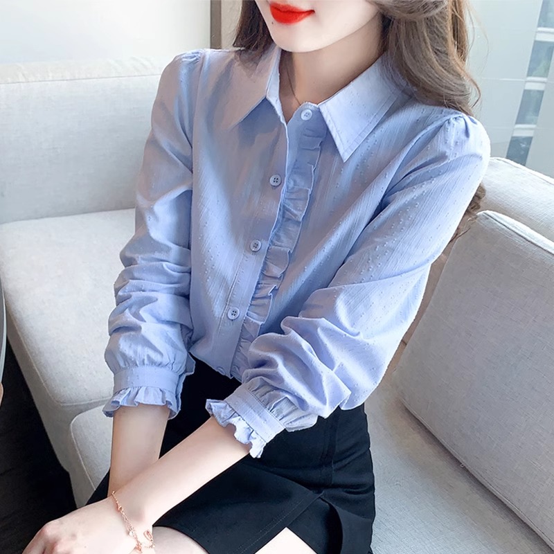 เสื้อเชิ้ตผู้หญิงลายสก็อต