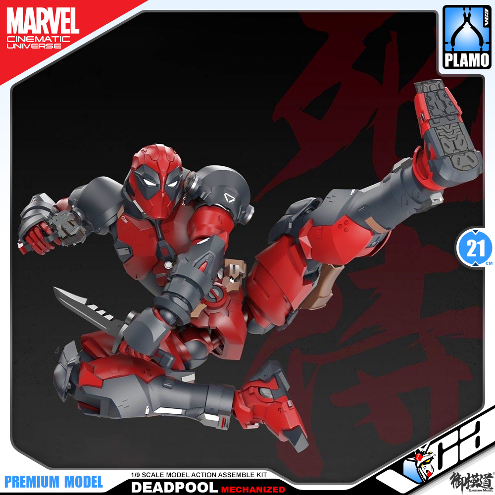 Morstorm 1/9 Scale Deadpool Mechanized Version Plastic Model Action Figure Kit VCA Thailand