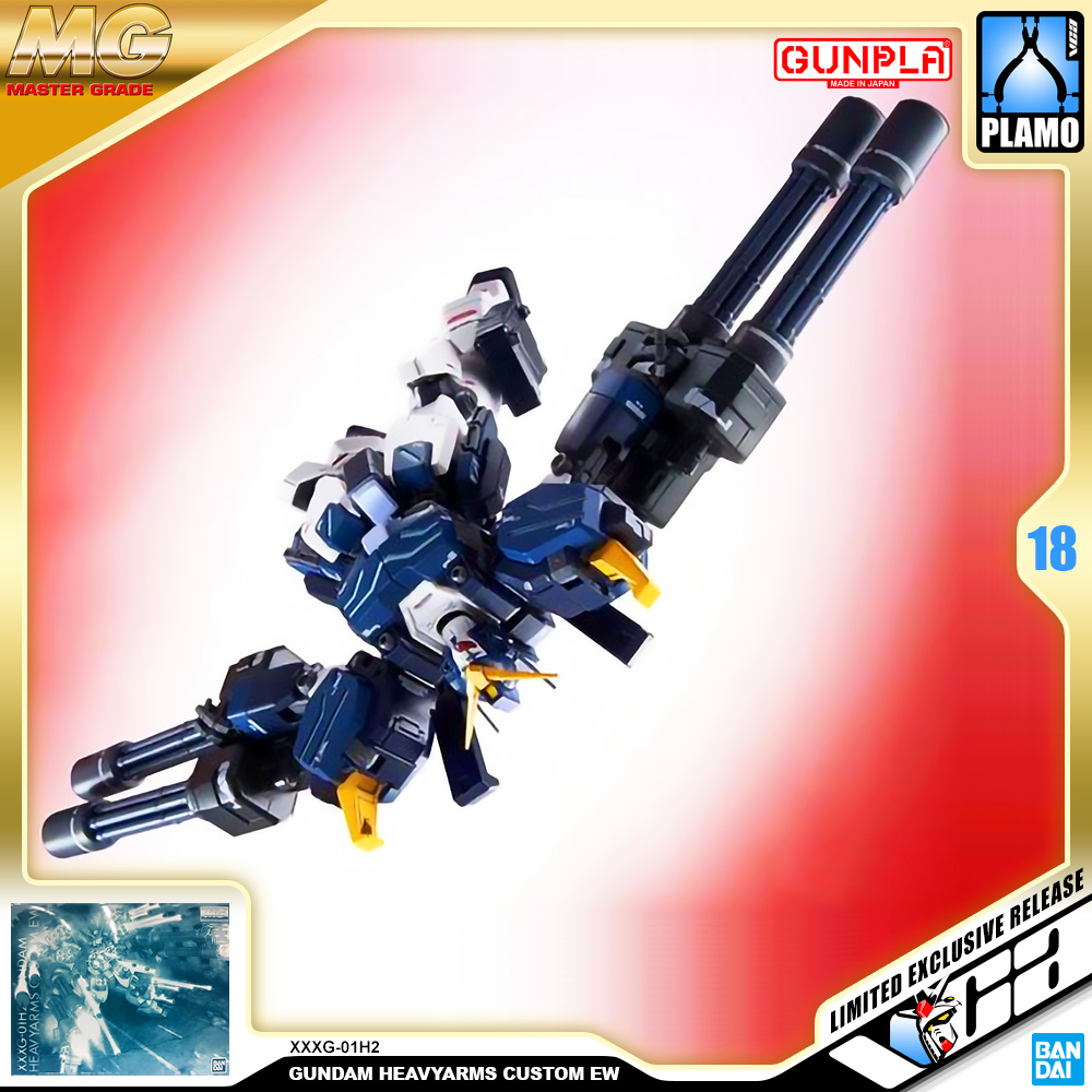⭐️ PREMIUM BANDAI PB GUNPLA MASTER GRADE MG 1/100 GUNDAM HEAVYARMS CUSTOM EW ประกอบ หุ่นยนต์ โมเดล กันดั้ม กันพลา ของเล่น VCA GUNDAM