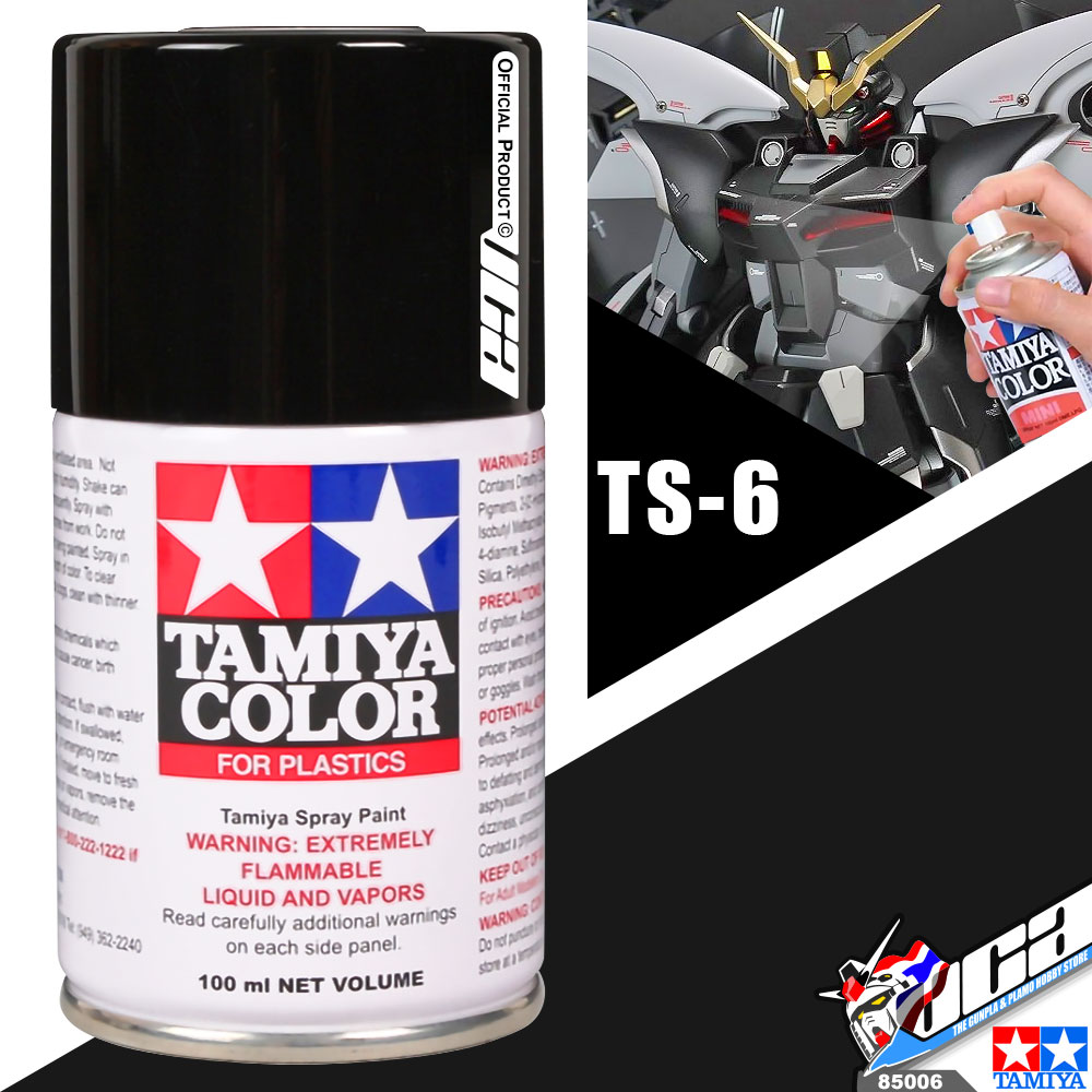 TAMIYA TS-6 MATT BLACK