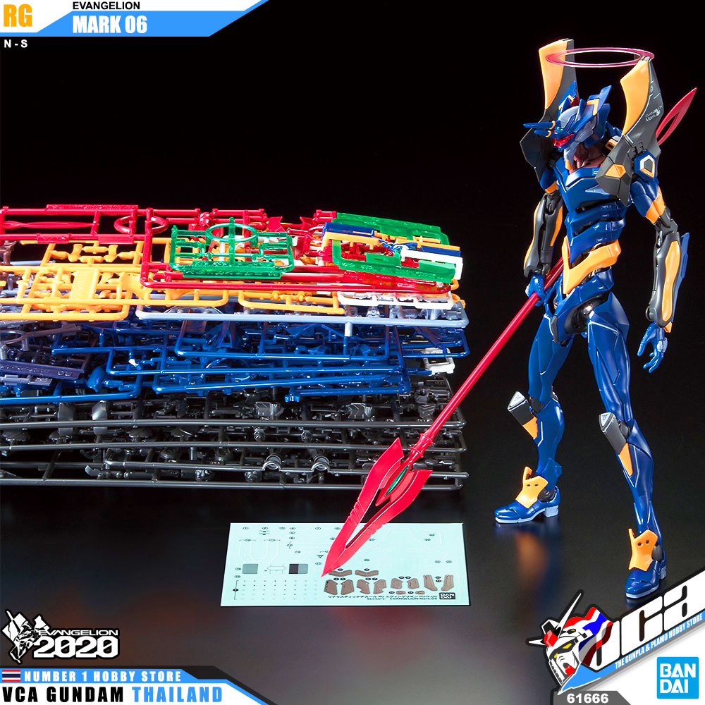 BANDAI REAL GRADE RG EVANGELION MARK 06 โมเดล อีวานเกเลียน VCA GUNDAM