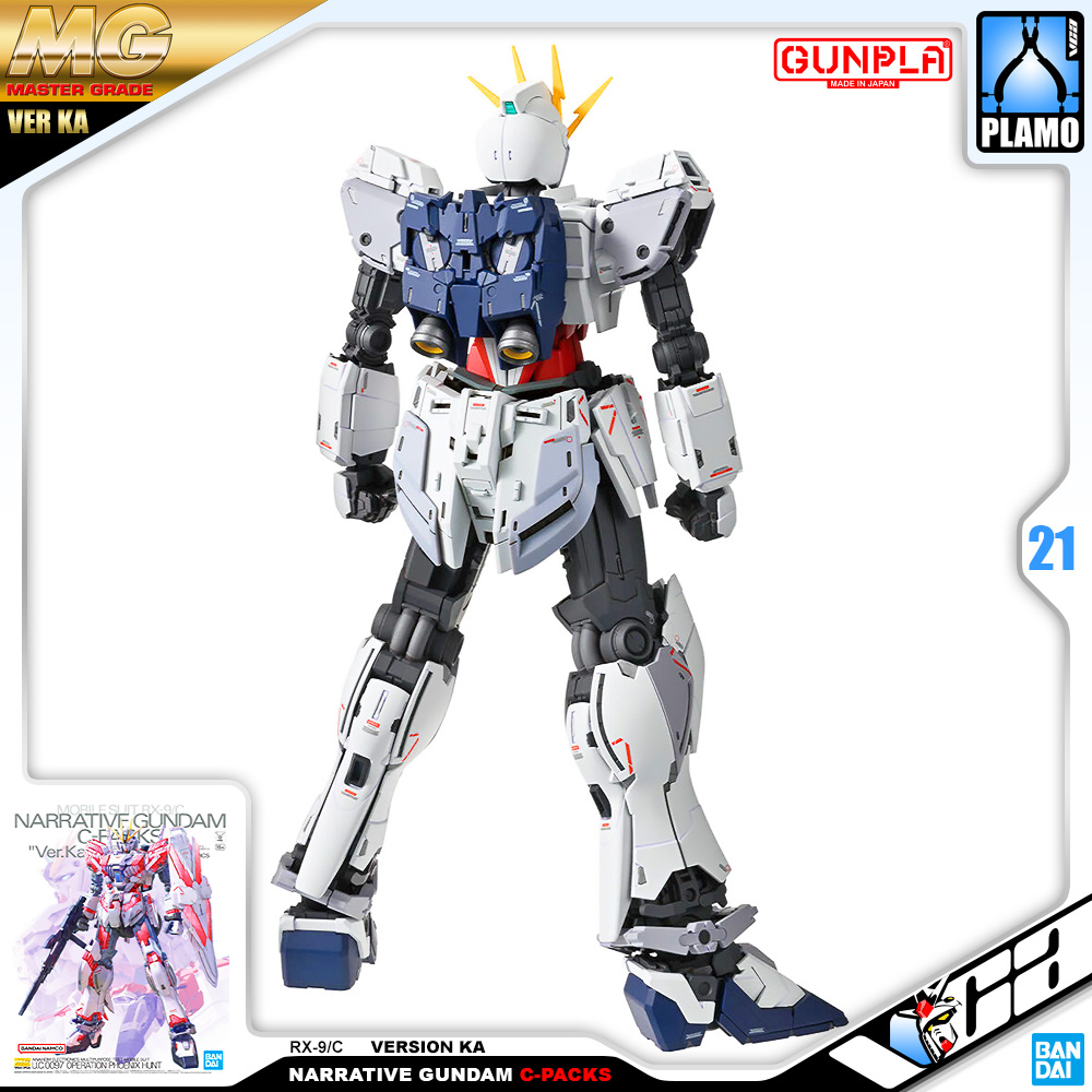 Bandai Gunpla Narrative Gundam Ver Ka Model Action Figure Toy VCA Gundam Thailand