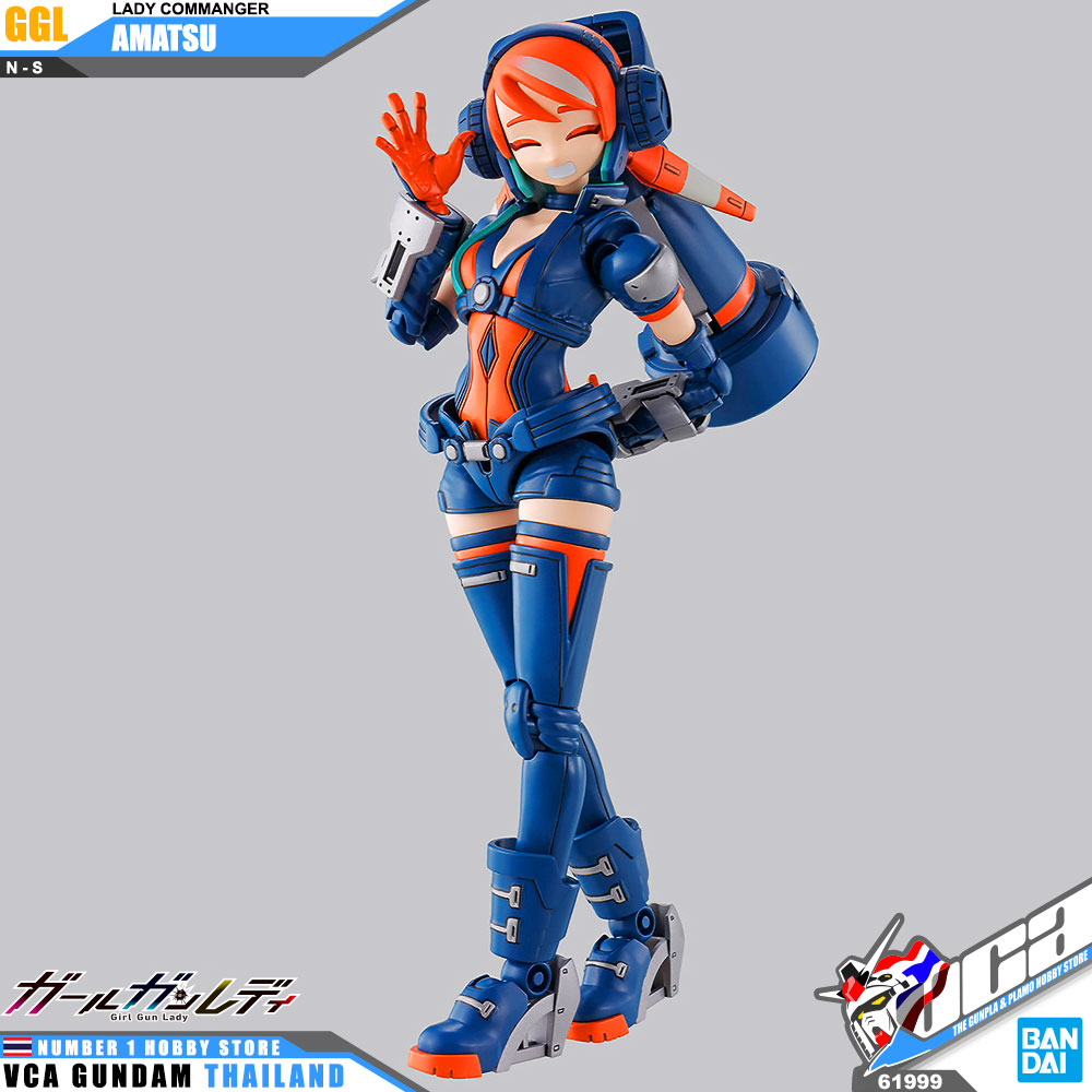 BANDAI GIRL GUNN LADY COMMANDER AMATSU โมเดล VCA GUNDAM