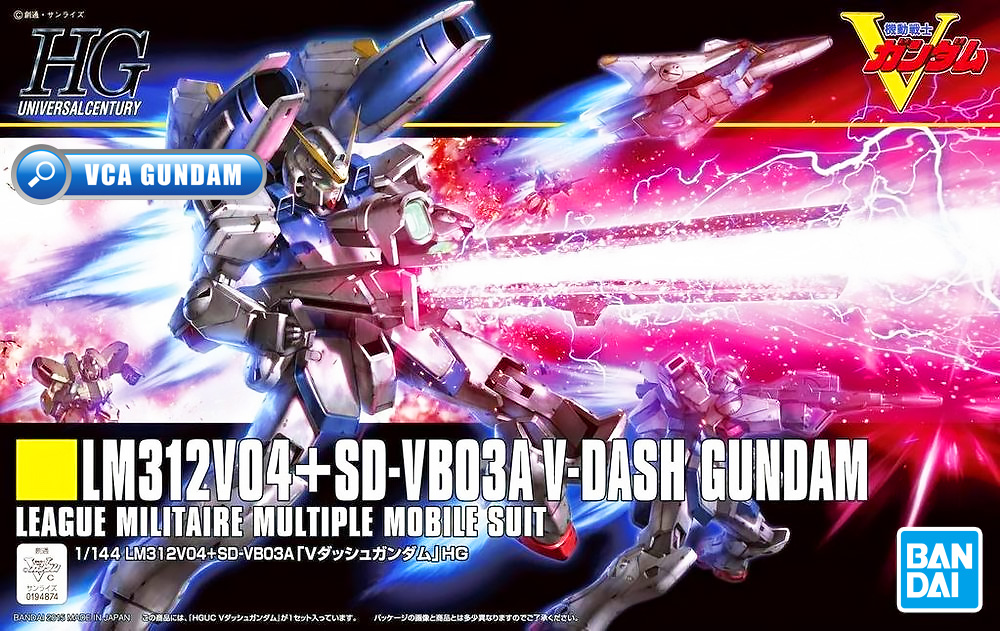 ⭐️ BANDAI GUNPLA HIGH GRADE UNIVERSAL CENTURY HGUC HG 1/144 VDASH V DASH V-DASH GUNDAM ประกอบ หุ่นยนต์ โมเดล กันดั้ม กันพลา ของเล่น VCA GUNDAM