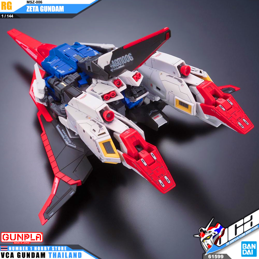 BANDAI GUNPLA REAL GRADE RG 1/144 ZETA GUNDAM โมเดล เซต้า กันดั้ม กันพลา VCA GUNDAM