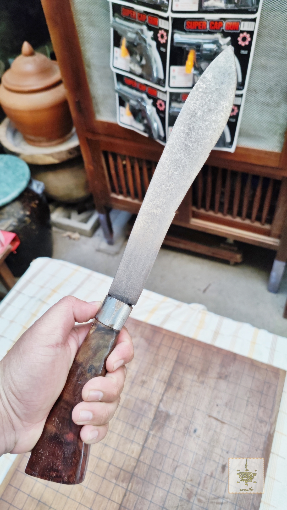 มีดเหน็บเก่า มีตอกตรา