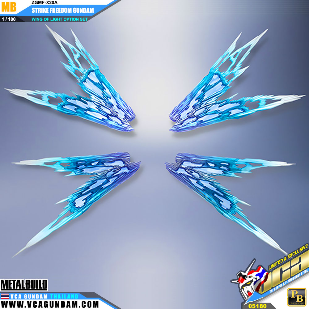 WING OF LIGHT OPTION SET FOR MB STRIKE FREEDOM GUNDAM