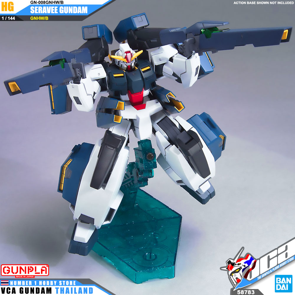 Bandai High Grade HG GN-008GNHW/B SERAVEE GUNDAM GNHW/B เซราวี กันดั้ม