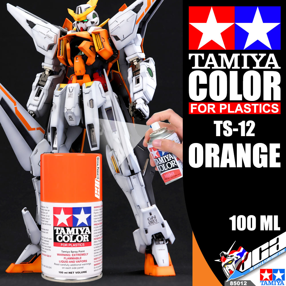 TAMIYA 85012 TS-12 ORANGE COLOR SPRAY PAINT CAN 100ML