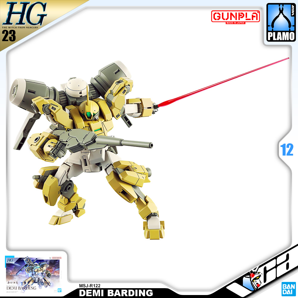 Bandai Gunpla High Grade HG Demi Barding Plastic Model Action Toy VCA Gundam Bangkok