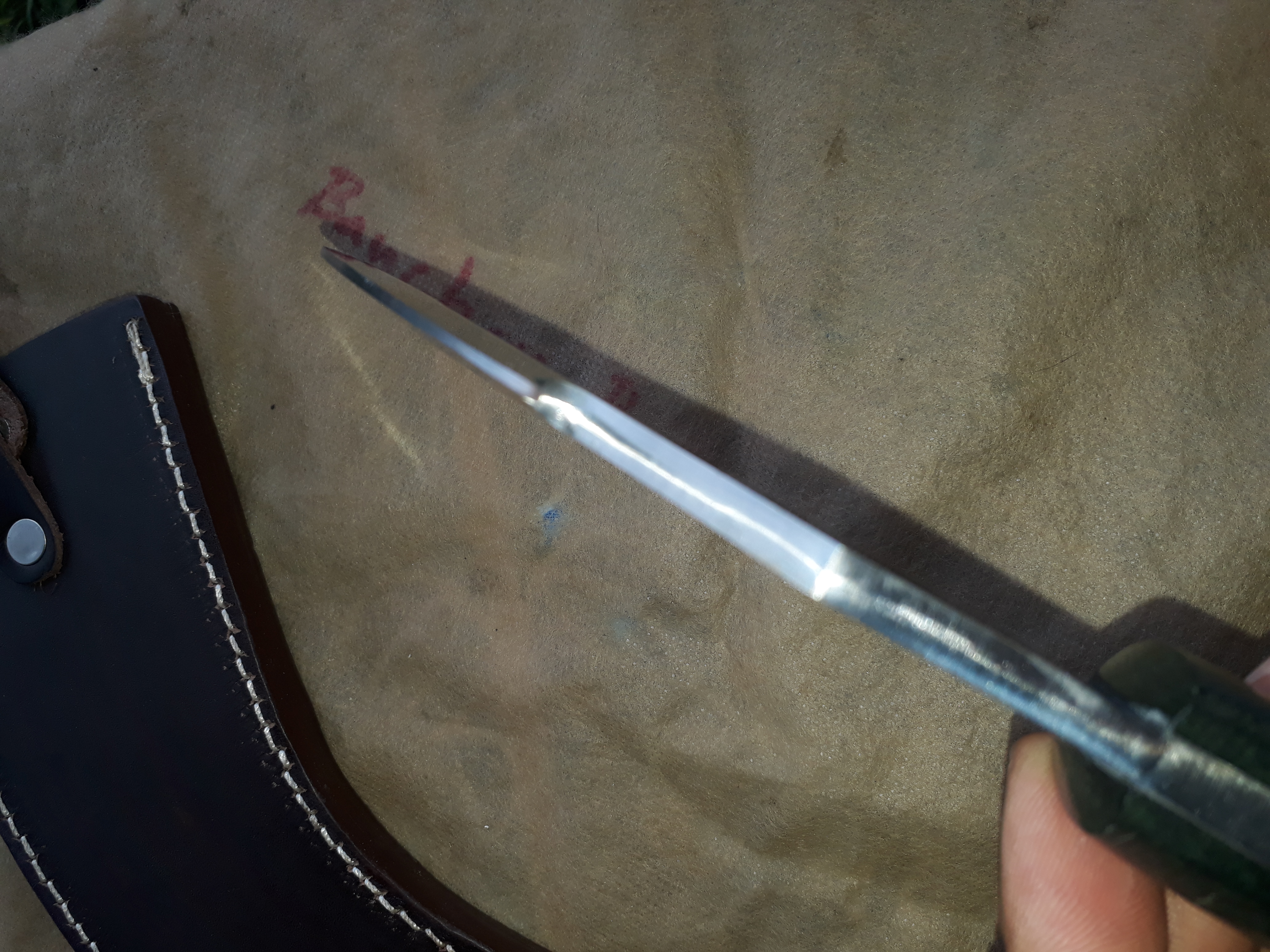 มีดKARAMBIT D2 USA. 227 MICARTA HANDLE