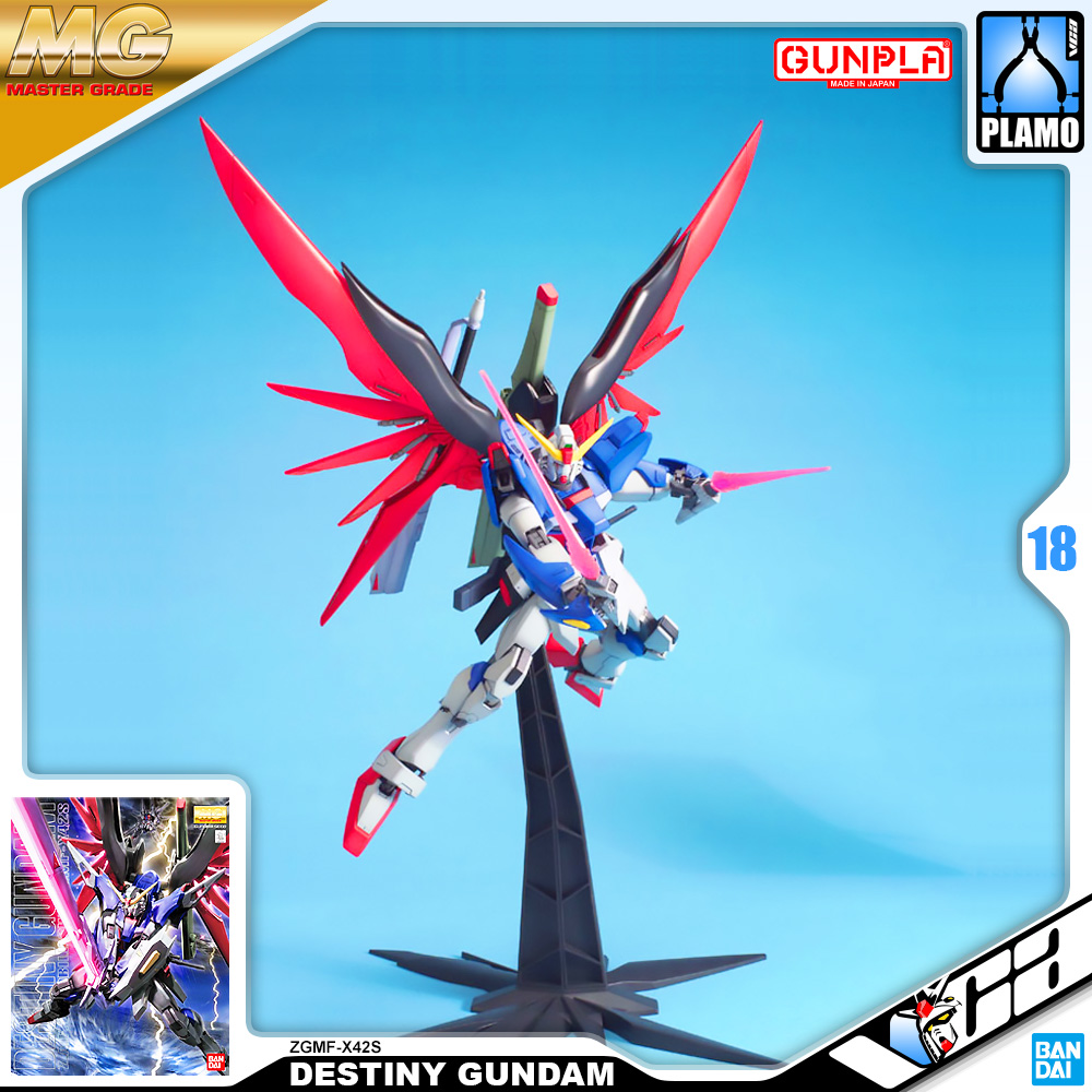⭐️ BANDAI GUNPLA MASTER GRADE MG 1/100 ZGMF-X42S DESTINY GUNDAM ประกอบ หุ่นยนต์ โมเดล กันดั้ม กันพลา ของเล่น VCA GUNDAM