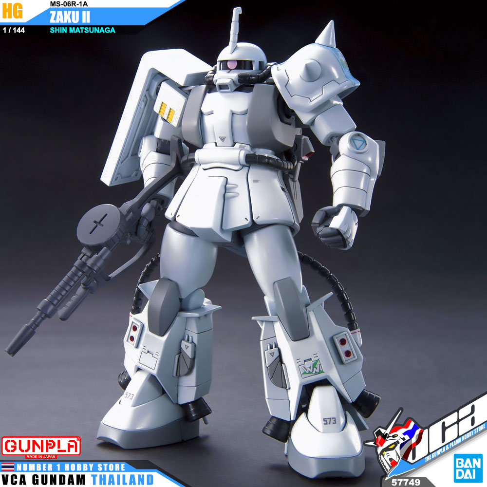 HG MS-06R-1A ZAKU II SHIN MATSUNAGA CUSTOM ซาคุ 2