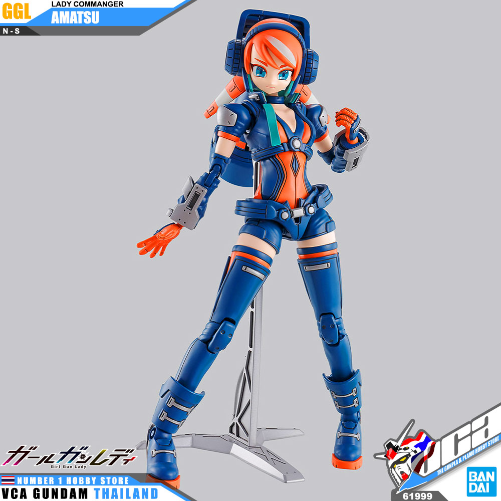 BANDAI GIRL GUNN LADY COMMANDER AMATSU โมเดล VCA GUNDAM