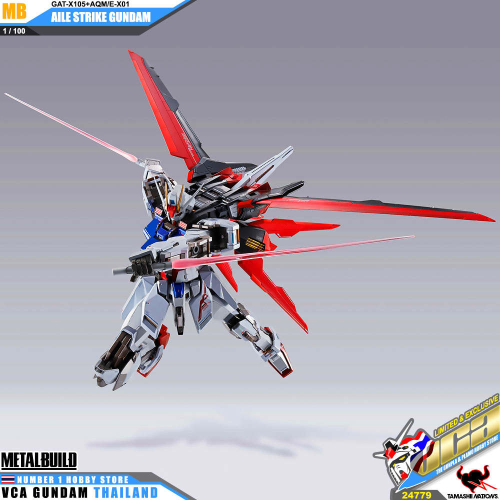 BANDAI TAMASHII NATIONS METAL BUILD AILE STRIKE GUNDAM กันดั้ม ฟิกเกอร์ VCA GUNDAM
