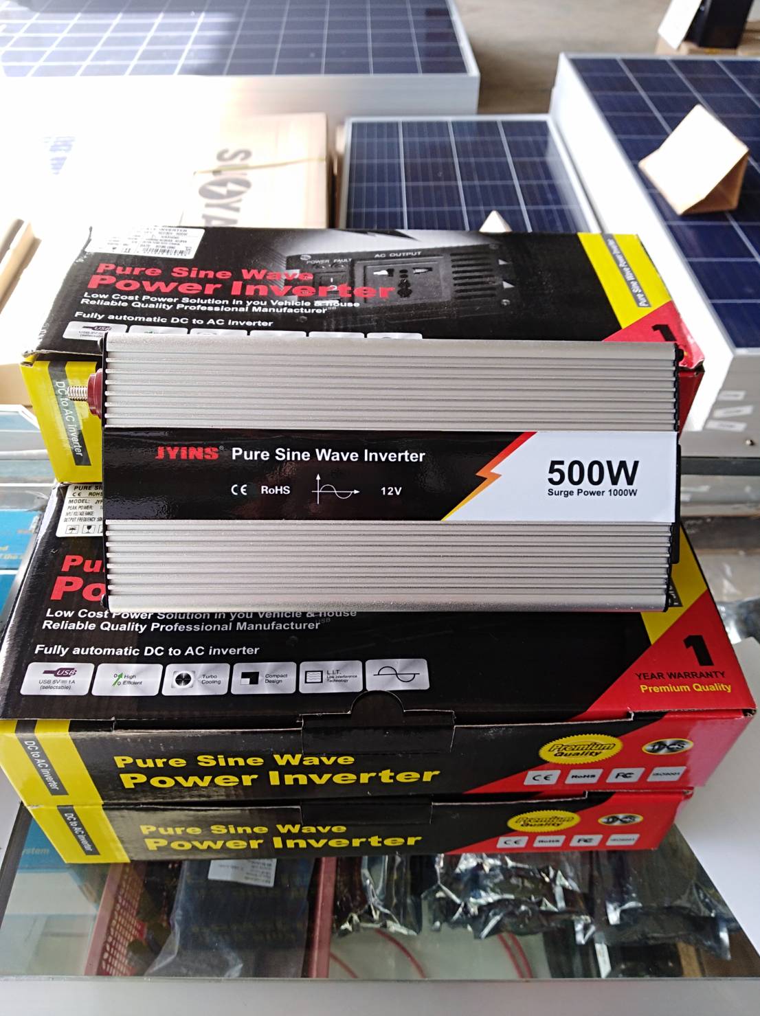 อินเวอร์เตอร์ off grid 600W12V เพียวซายเวฟ