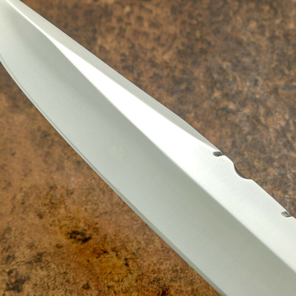 IMPACT CUTLERY RARE CUSTOM D2 BOWIE KNIFE BURL WOOD HANDLE